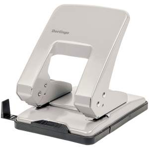 Дырокол 40л. BERLINGO мет. серый арт.30591...